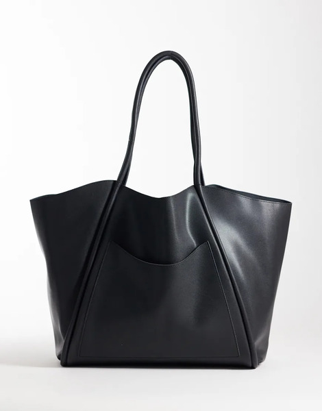  Pasq Bolso Tote Negro Extragrande De Pasq 
