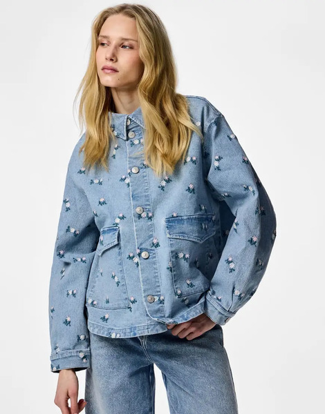  Pieces Camisa Vaquera Azul Claro De Pieces 