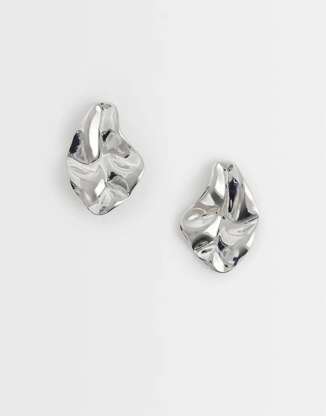  Pieces Pendientes Plateados Repujados De Pieces 
