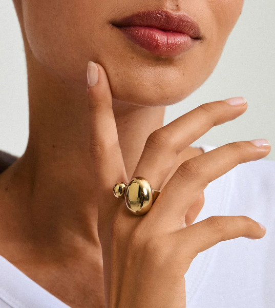  Pilgrim Anillo Chapado En Oro Alvin De Pilgrim-dorado 