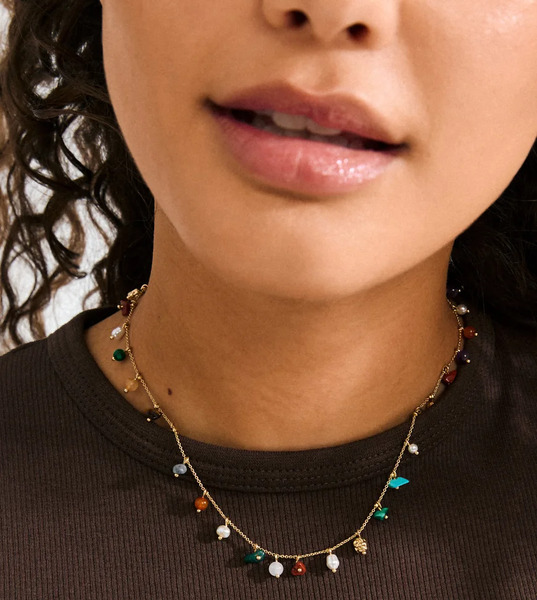  Pilgrim Collar Chapado En Oro Between De Pilgrim-dorado 