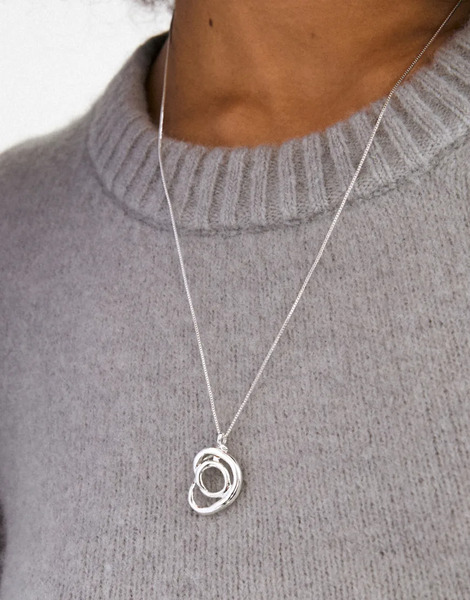  Pilgrim Collar Chapado En Plata Diego De Pilgrim-plateado 
