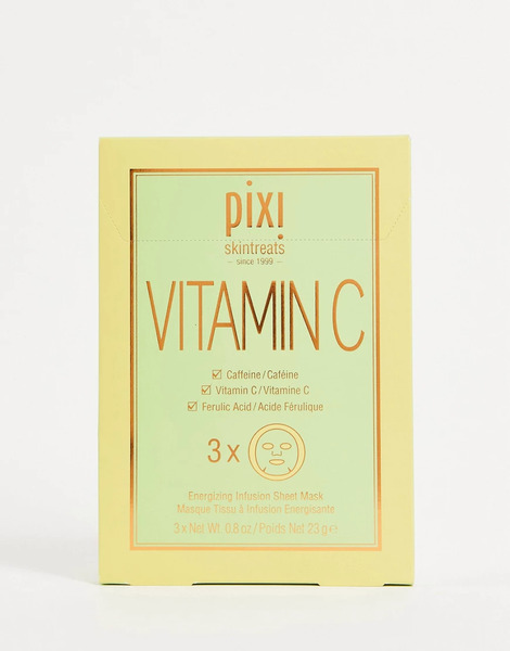  Pixi Pack De 3 Mascarillas Faciales De Lámina Iluminadoras Y Reafirmantes Con Vitamina C De Pixi-sin Color 