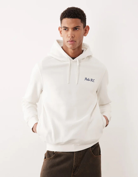  Polo Ralph Lauren Sudadera Blanca Con Capucha Y Estampado De Polo Bear Clásico En La Espalda De Polo Ralph Lauren-blanco 