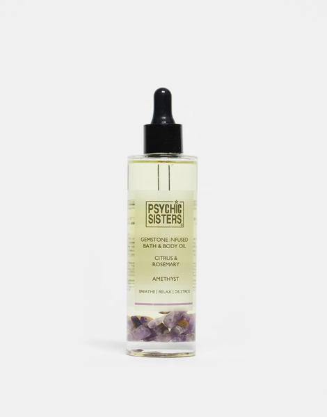  Psychic Sisters Aceite De Baño Y Cuerpo Con Gema De Amatista De 100 Ml Exclusivo De Psychic Sisters X Asos-sin Color 