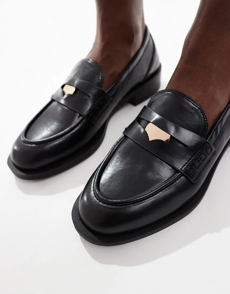 Raid Mocasines Clásicos Negros Nonnie De Raid 