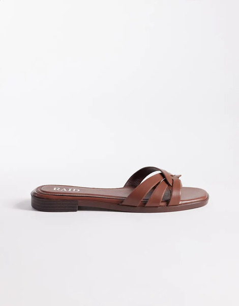  Raid Sandalias Marrones Planas Toffee De Raid-brown 