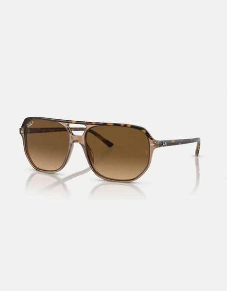  Ray-ban Gafas De Sol Doradas Y Marrones Con Montura Irregular Y Lentes Degradadas Marrones Polarizadas Bill One De Ray-ban-marrón 