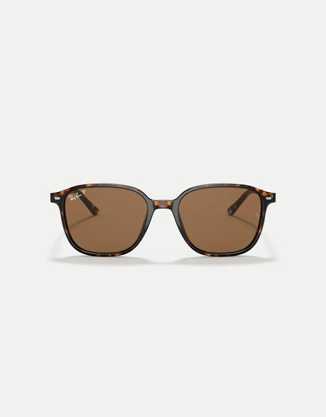  Ray-ban Gafas De Sol Marrones Efecto Carey Cuadradas Con Lentes Marrones Polarizadas Leonard De Ray-ban-marrón 
