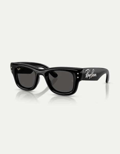  Ray-ban Gafas De Sol Negras Con Montura Cuadrada Gruesa Con Strass Y Lentes Negras Wayfarer Puffer Crystal Edition De Ray-ban-negro 