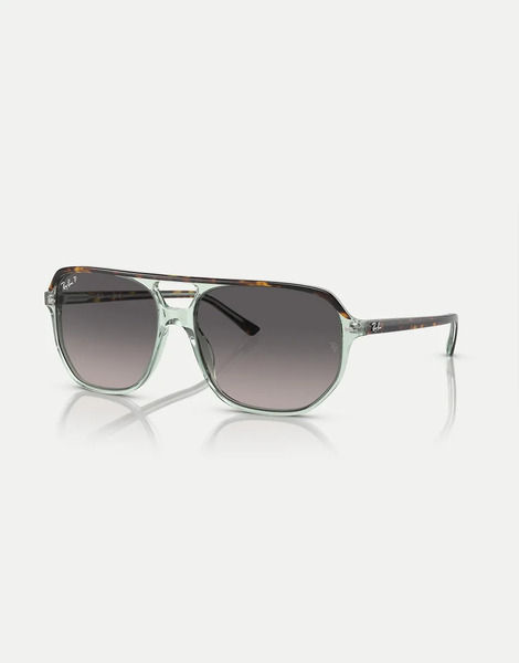  Ray-ban Gafas De Sol Verde Transparente Y Marrones Irregulares Con Lentes Grises Degradadas Polarizadas Bill One De Ray-ban-marrón 