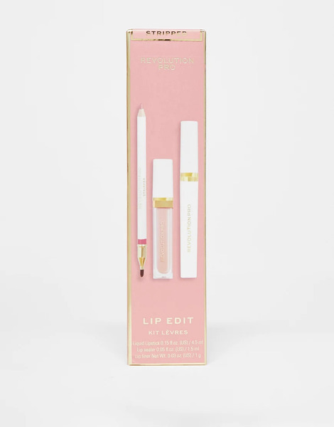  Revolution Pro Kit Para Labios Iconic De Revolution Pro: Tono Seduction-multicolor 