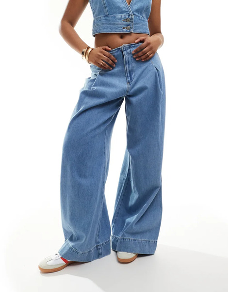  River Island Vaqueros Azul Claro Sueltos De River Island 