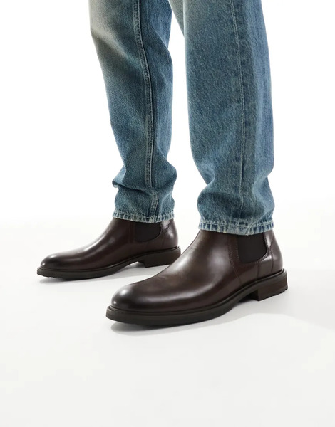 Schuh Botas Chelsea Marrón Chocolate Declan De Schuh 