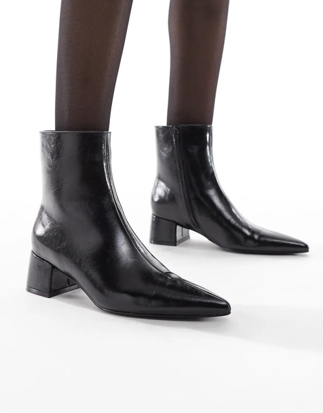  Schuh Botines Negros Con Tacón Bridget De Schuh 