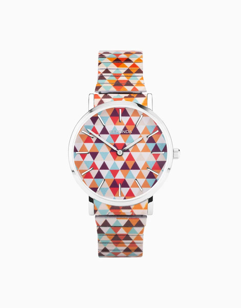  Sekonda Reloj Para Mujer Con Esfera Multicolor De 38 Mm Y Correa Elástica De Acero Inoxidable Maxima De Sekonda 