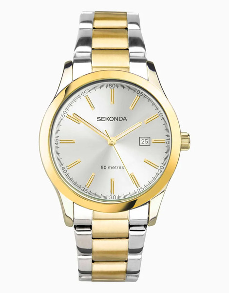  Sekonda Reloj Para Mujer Con Esfera Plateada De 36 Mm Y Correa De Acero Inoxidable Taylor De Sekonda-plateado 