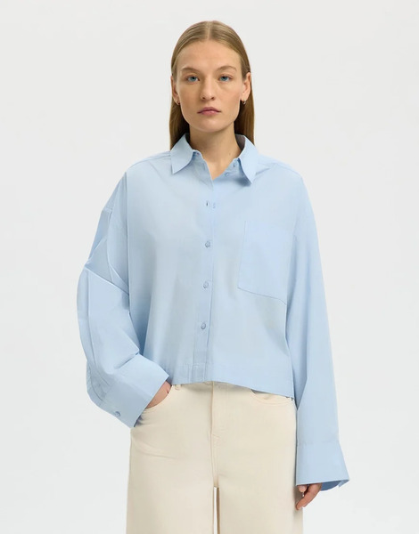  Selected Camisa Corta Azul Claro De Selected 