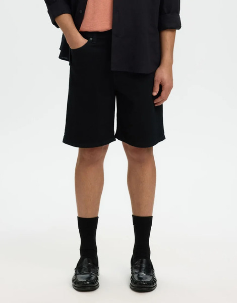  Selected Pantalones Cortos Vaqueros Negros De Selected Denim 