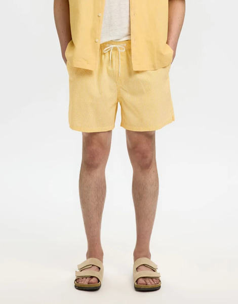  Selected Shorts De Baño Amarillo Espectral De Selected-multicolor 