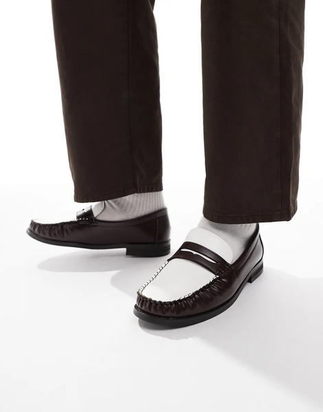  Seqwl Mocasines Marrones Con Diseño En Contraste Hero De Seqwl-brown 