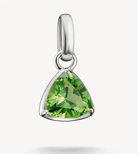  Thomas Sabo Charm Plateado Y Verde Claro De Thomas Sabo 