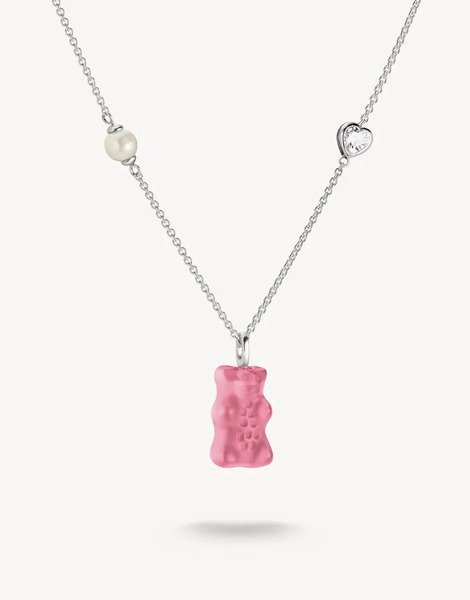 Thomas Sabo Collar Plateado, Blanco Y Rosa De Thomas Sabo 