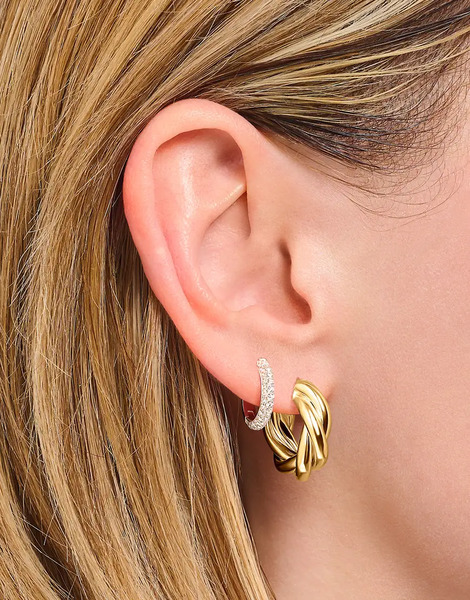  Thomas Sabo Pendientes De Aro De Plata De Ley De Thomas Sabo-plateado 