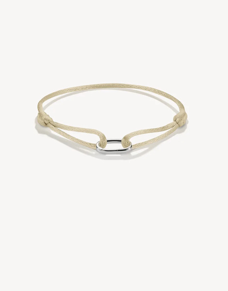  Thomas Sabo Pulsera Plateada Y Beis De Thomas Sabo-plateado 