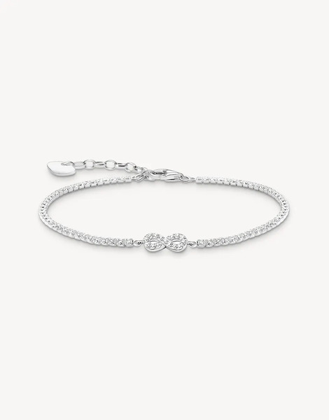  Thomas Sabo Pulsera Plateada Y Blanca De Thomas Sabo-plateado 