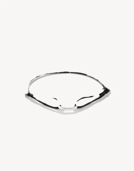  Thomas Sabo Pulsera Plateada Y Negra De Thomas Sabo-plateado 