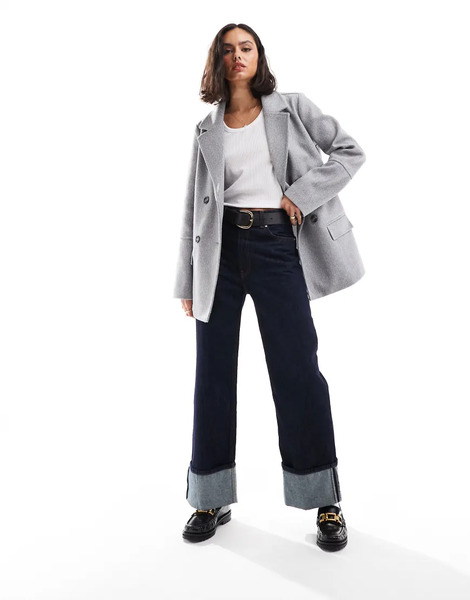  Threadbare Americana Gris De Tejido Grueso De Threadbare 