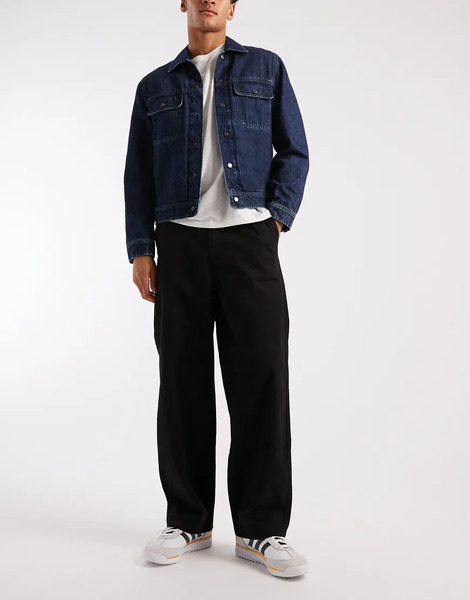  Threadbare Pantalones Negros De Corte Suelto De Threadbare 