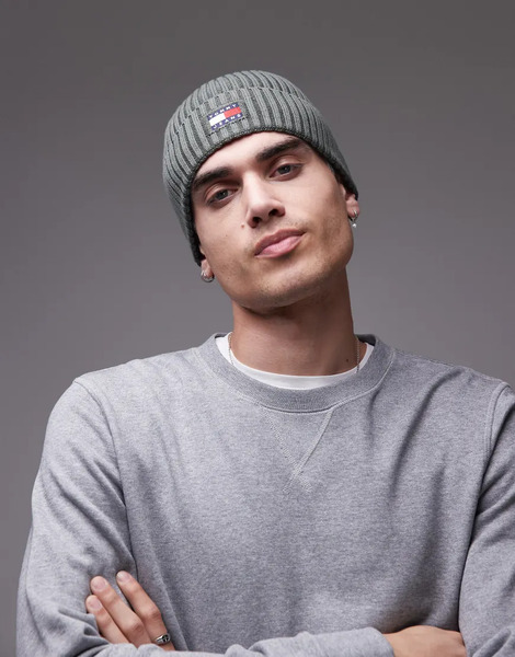  Tommy Jeans Gorro Gris Core De Tommy Jeans-verde 