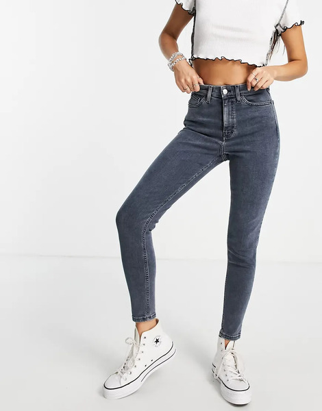  Topshop Vaqueros Gris Humo Jamie De Topshop 
