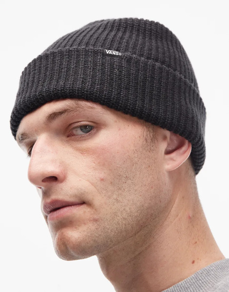  Vans Gorro Negro Con Dobladillo Core Basics De Vans 