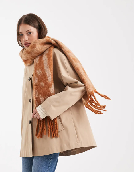  Vero Moda Bufanda Con Estampado De Cervatillo De Punto De Vero Moda-neutro 