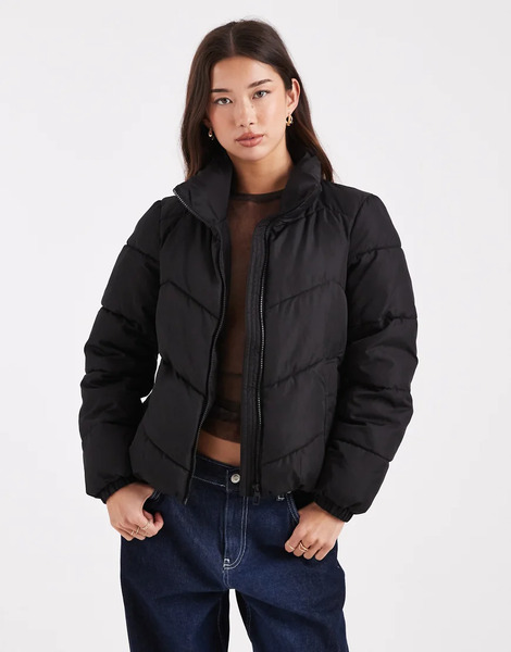  Vero Moda Chaqueta Negra Acolchada De Vero Moda-negro 
