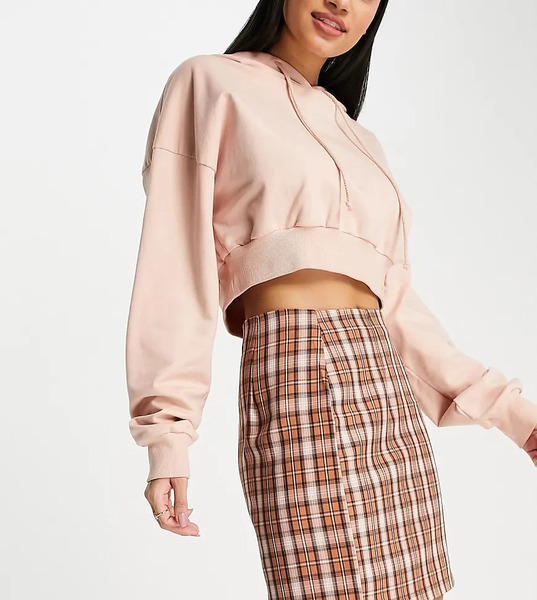  Vero Moda Minifalda Beis A Cuadros Frsh De Vero Moda-multicolor 