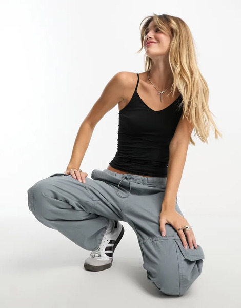  Vero Moda Top Negro Sin Costuras De Vero Moda 
