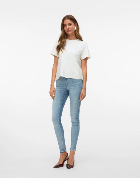  Vero Moda Vaqueros Azul Claro De Corte Pitillo De Vero Moda 