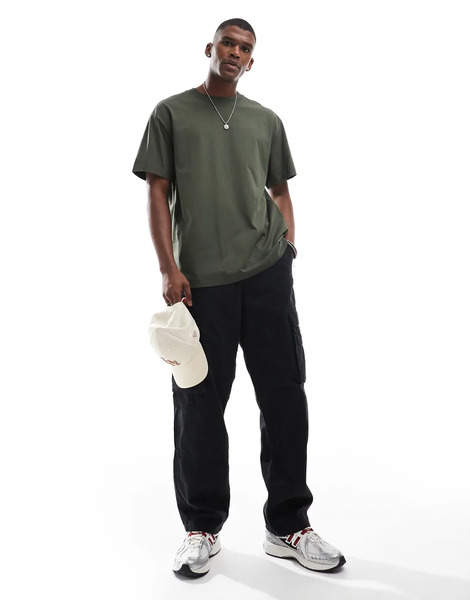  Weekday Camiseta Caqui Extragrande De Weekday-verde 
