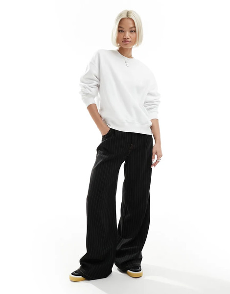  Weekday Sudadera Blanca Estándar Essence De Weekday-blanco 