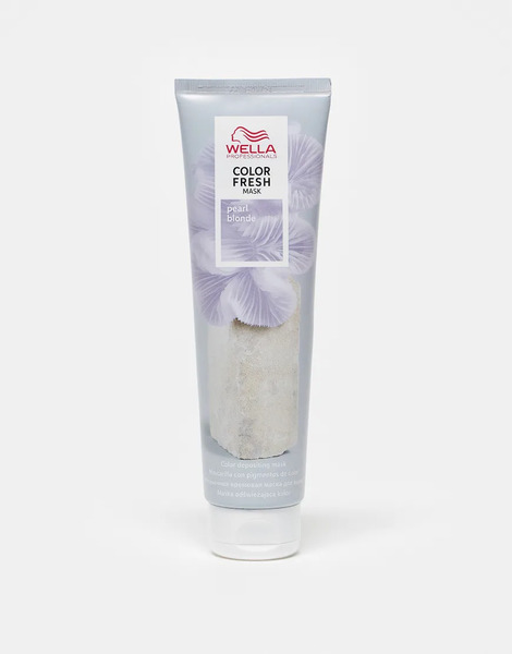  Wella Professionals Mascarilla De Tratamiento Con Tinte Semipermanente Para El Cabello En Tono Pearl Blonde De 150 Ml Color Fresh De Wella Professionals-sin Color 