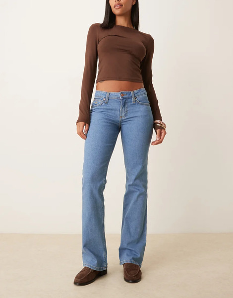  Wrangler Vaqueros Azules De Corte Bootcut De Wrangler X Lainey Wilson 