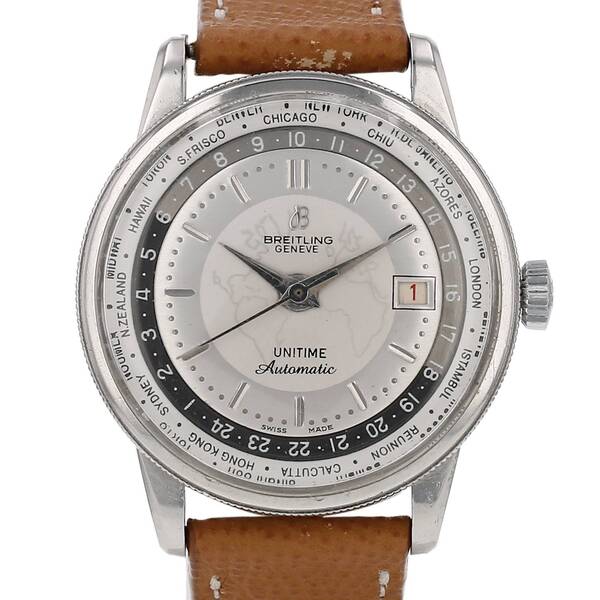  Breitling Unitime In Stainless Steel Ref: Breitling - 1260 Circa 