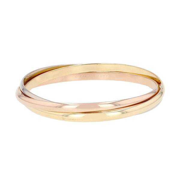  Cartier Trinity Bracelet In 3 Golds 