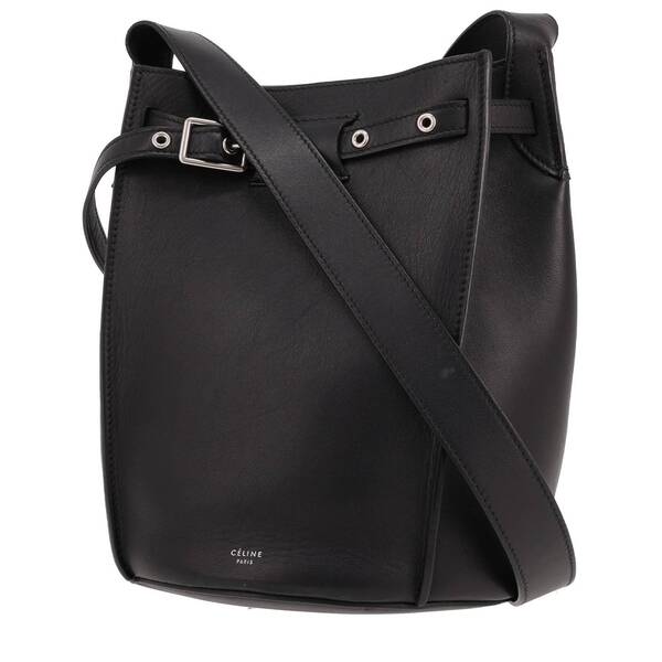  Celine Big Bag Handbag In Black Leather 