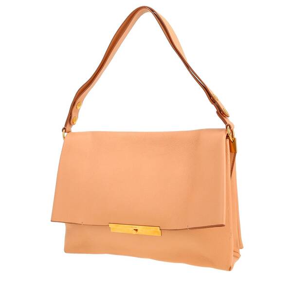  Celine Blade Handbag In Beige Leather 