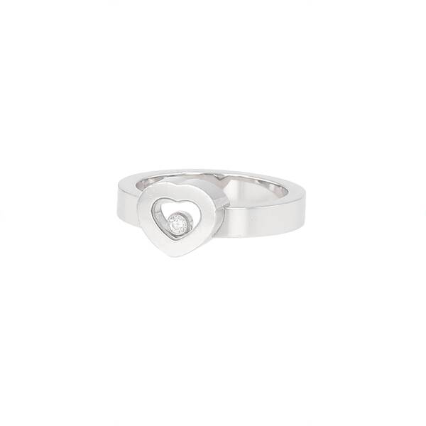 Chopard Happy Diamonds Icon Ring In White Gold And Diamond 